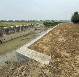 新化區烏鬼厝溪排水災後復建工程完工  恢復排洪功能，強化防汛量能