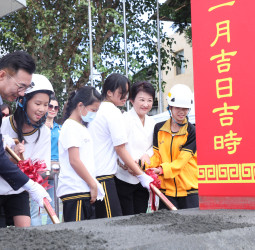 臺中市政府投入2億元重建豐東國中老舊校舍 提升學習環境