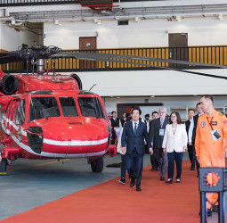 賴清德總統出席空勤務總隊20週年隊慶 肯定其在國家救災中的關鍵角色