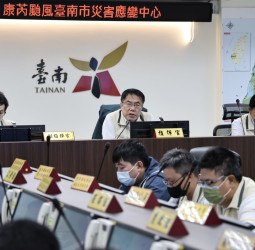 市長要求各單位 繃緊神經、隨時應對強颱康芮午後登陸災情