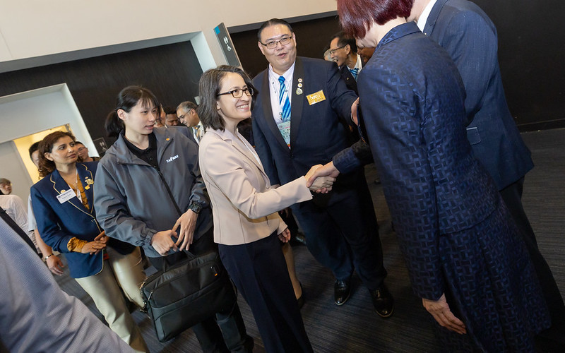 副總統蕭美琴出席國際同濟會亞太年會，期勉發揮公益精神，展現臺灣良善力量！