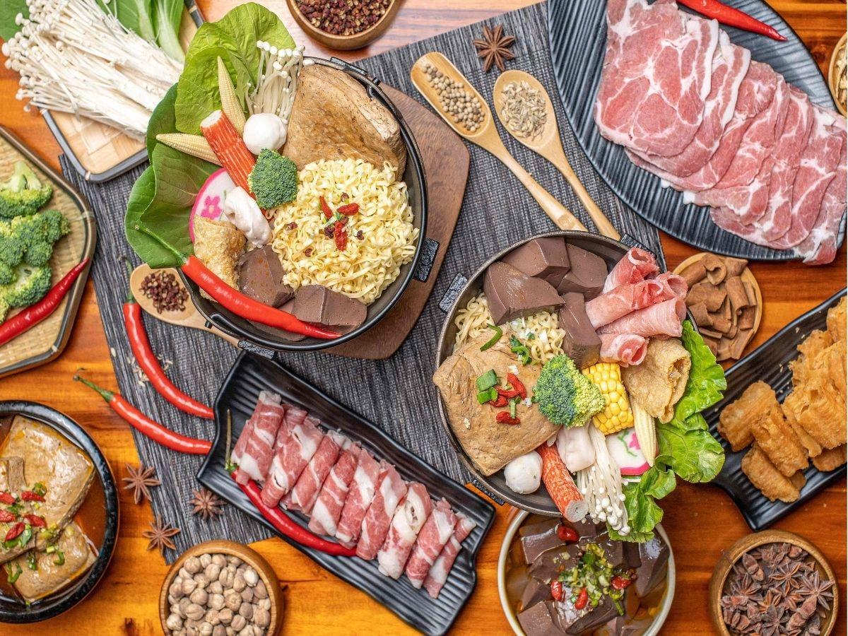 台中北區宵夜必吃 永興街麻辣鴨血臭豆腐藥膳風味香辣湯頭