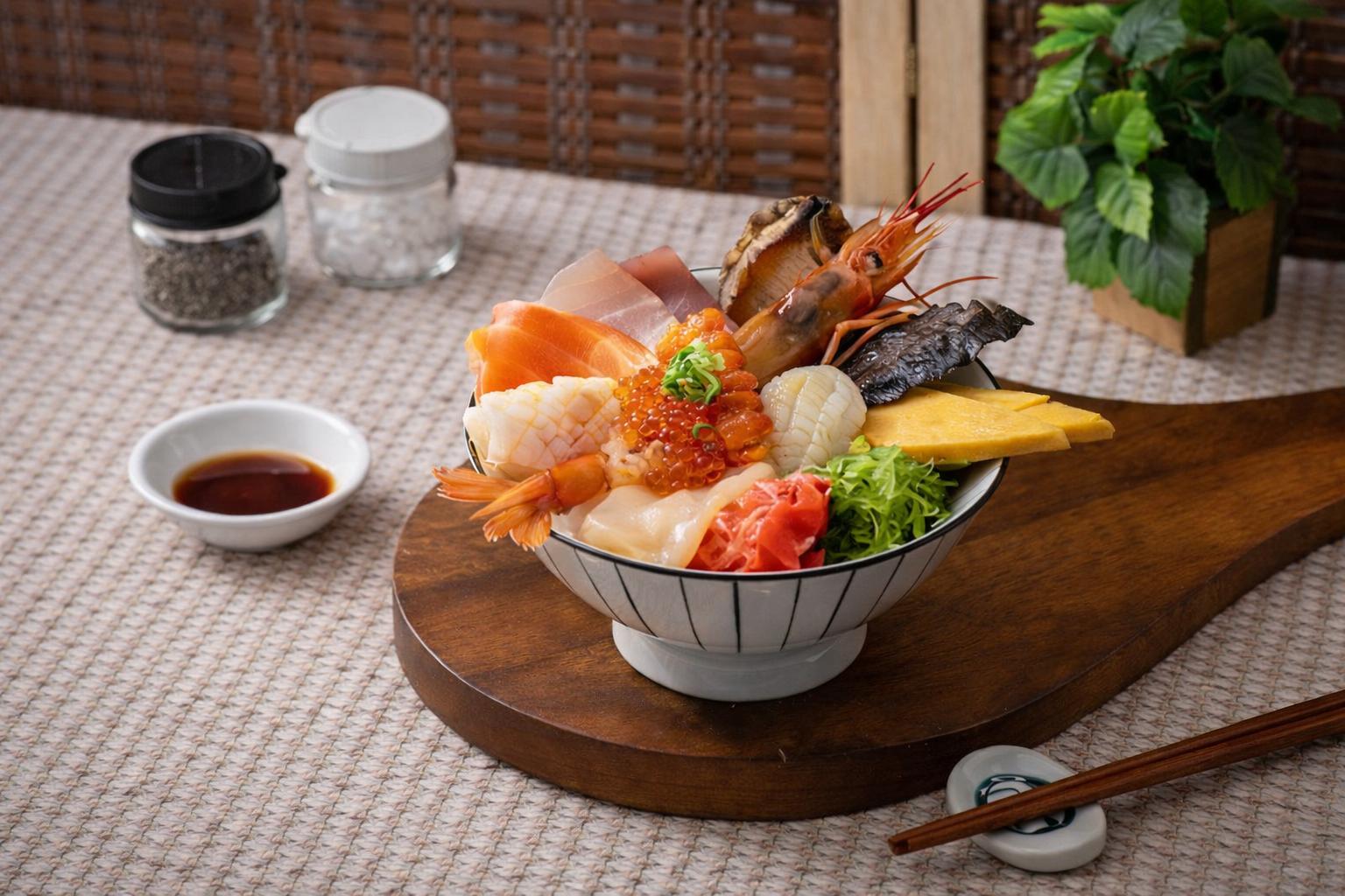 龜山日式料理店推薦 新鮮魚料自由選配 豐盛美味生魚片、丼飯