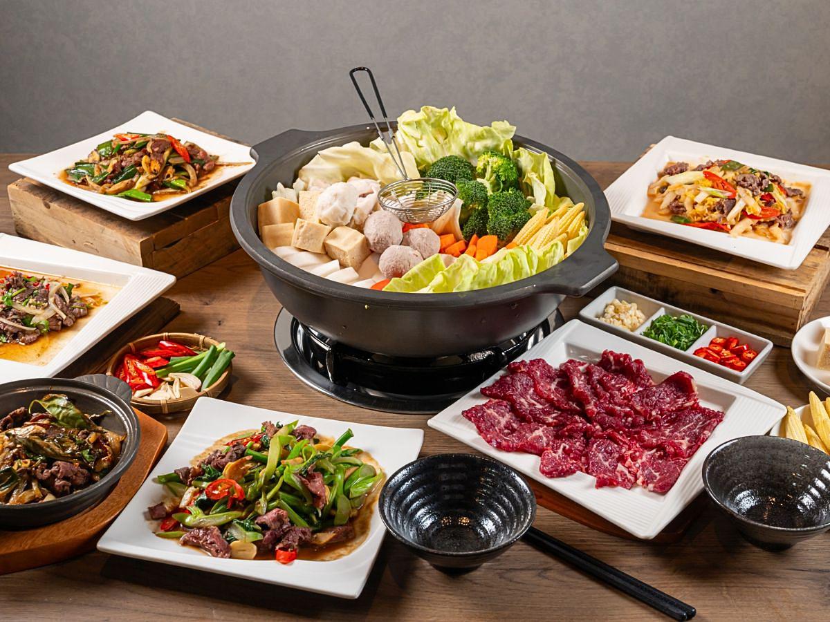 明星也愛的中山區溫體牛肉鍋湯 頭現熬5-6小時、牛肉熱炒也好吃