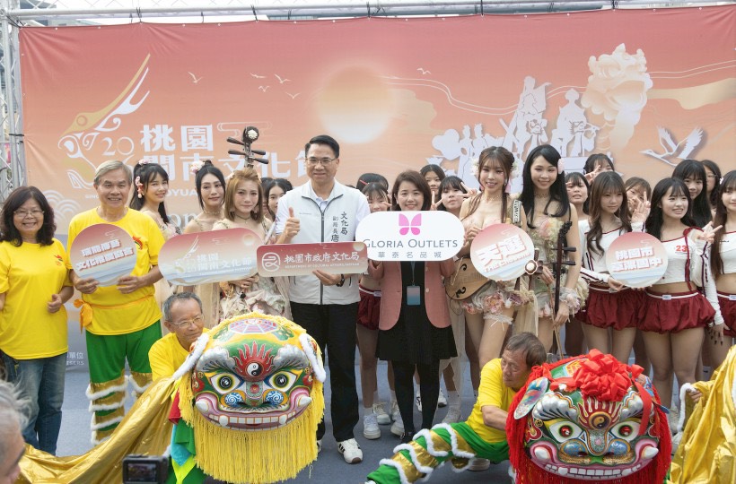 龍獅起舞震撼華泰 2026桃園閩南文化節快閃登場