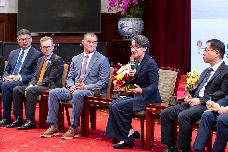 蕭美琴副總統接見美台商業協會訪團　盼持續深化臺美安全、經貿及科技合作