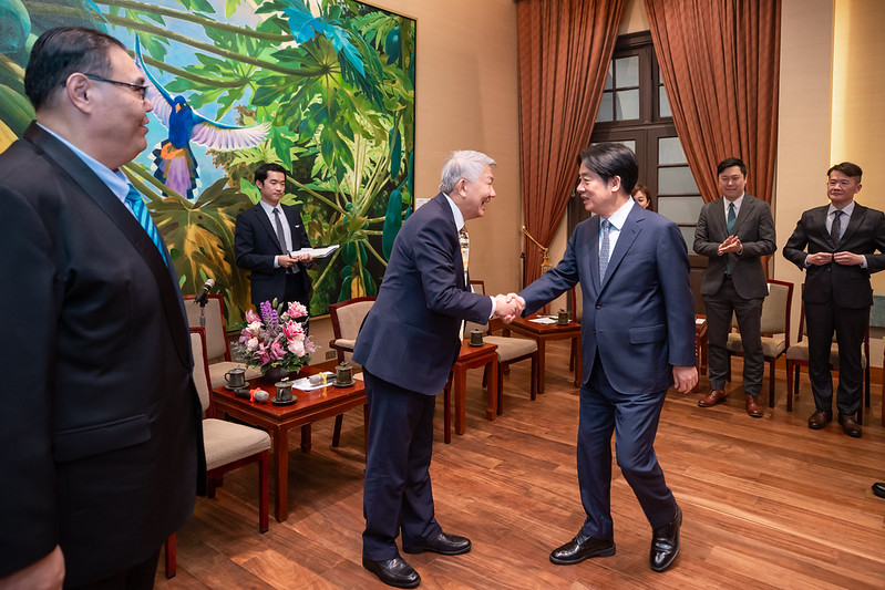 賴清德總統接見國際同濟會世界總會長李寬勇　肯定熱衷公益、盼公私協力投資臺灣未來世代