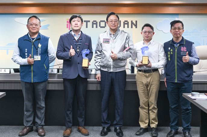桃園市推動AI市容整潔系統榮獲雲端物聯網創新獎　桃園市長張善政肯定科技治理與數位轉型成果