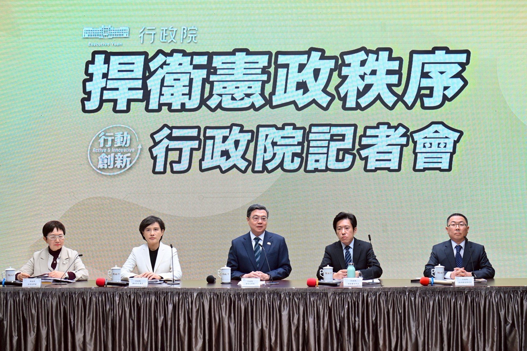 行政院長卓榮泰宣布不副署財劃法再修正版　強調捍衛憲法權力分立、國民主權及民主原則，確保國家發展與財政穩健不被破壞