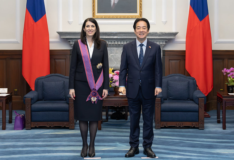 賴清德總統頒授捷克前眾議長艾達莫娃勳章　肯定深化臺捷友誼與合作重要貢獻