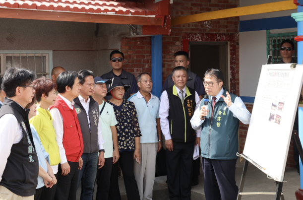 臺南新營區災後復建進度曝光!賴清德總統與臺南市長黃偉哲聯手視察感謝中央地方全力支援