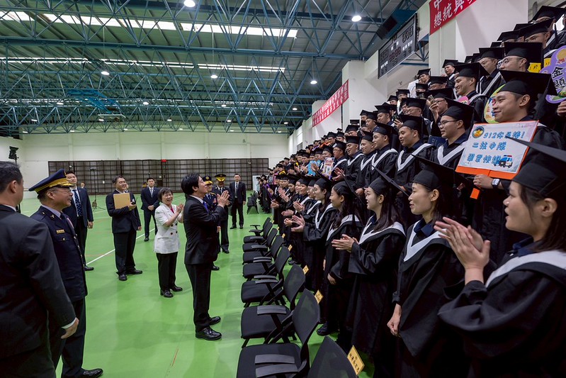 賴清德總統出席警大聯合畢業典禮　勉勵畢業生秉持團隊精神與清廉價值攜手維護國家治安