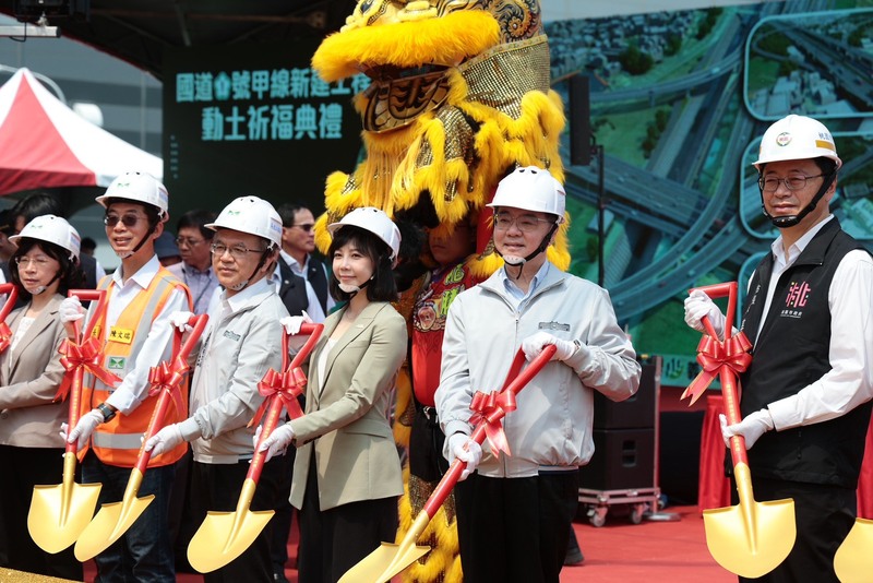 行政院長卓榮泰出席國道1號甲線新建工程動土典禮　打造桃園交通新動脈