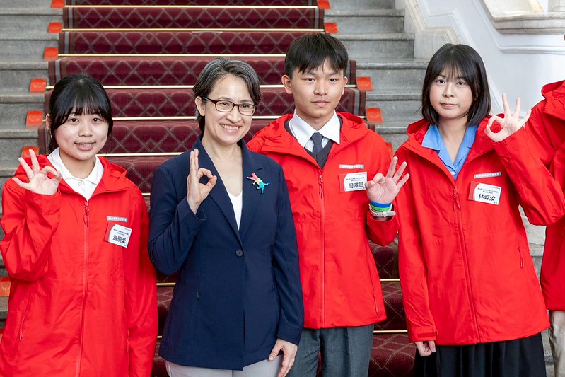 蕭美琴副總統接見第26屆台新青少年志工菁英獎得主　肯定創意與行動力展現臺灣良善力量