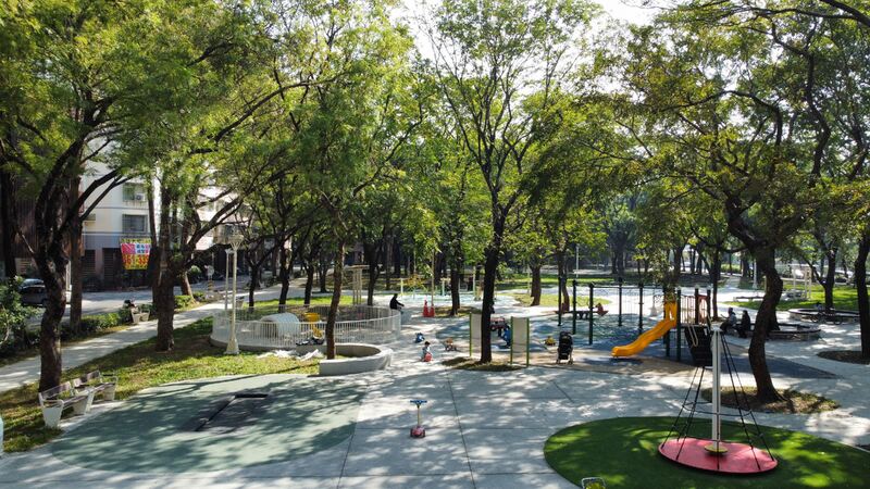楠梓清豐公園大變身！ 猶如北高雄綠意森林遊憩場