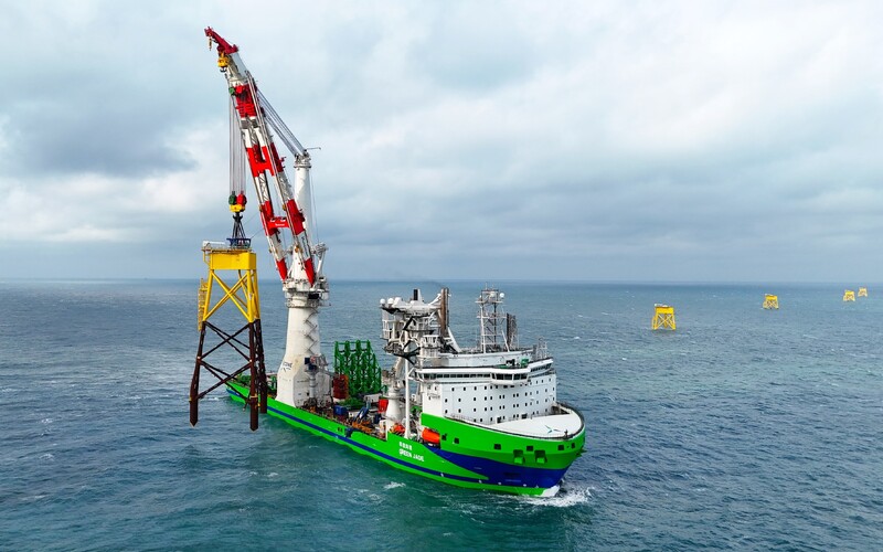 台船環海再簽訂渢妙風場水下基礎基樁 及海上變電站運輸安裝合約