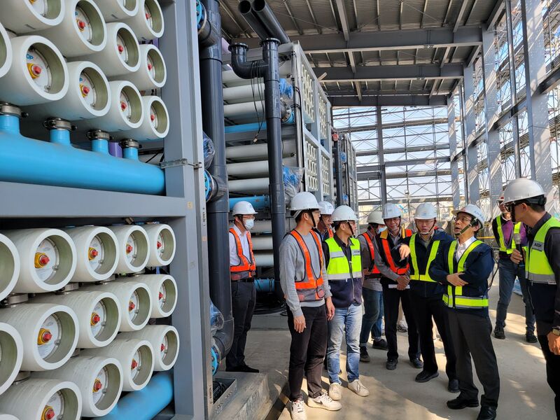 林副市長視察橋頭再生水廠建設 盼如期如質供水楠梓產業園區