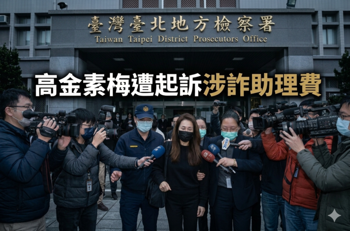 高金素梅遭起訴求刑12年6月　涉詐助理費與育嬰津貼787萬案　檢方認定完整犯罪架構揭密