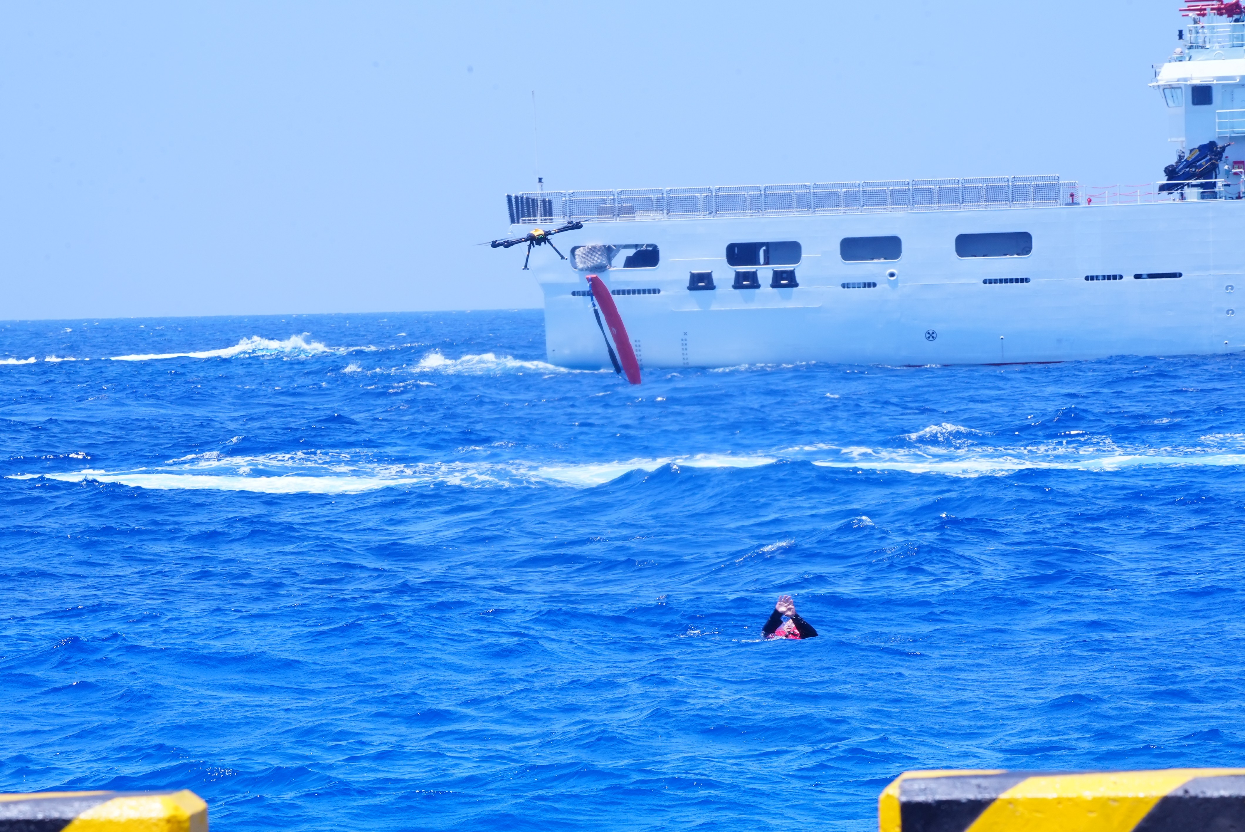 海委會海委會主委管碧玲親赴南沙主持「南援九號」演練　跨部會展現南海人道救援量能