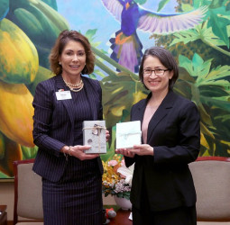 副總統蕭美琴接見國際訴訟律師訪團 期待臺灣成為全球良善力量