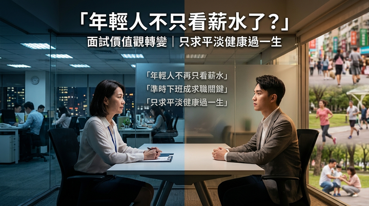 年輕人不在意薪水了？面試狂問「這三條件」　職場老人嘆：只求平淡健康過一生反映過勞現況