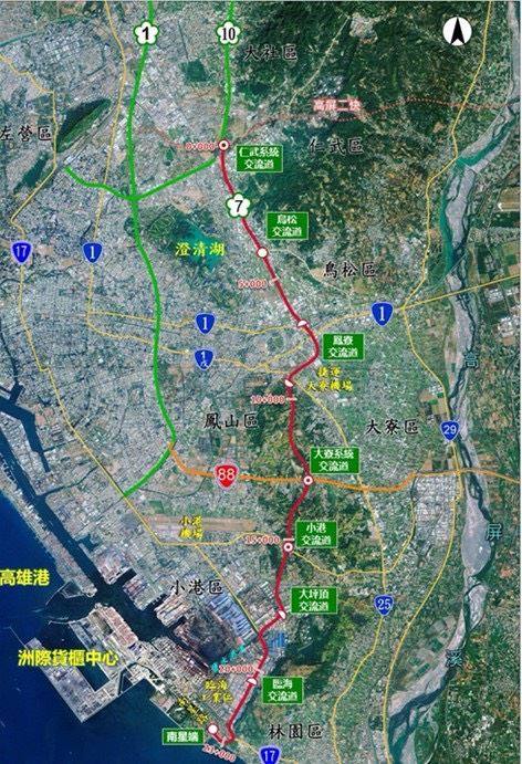 高雄市都委會審議通過國道七號都計變更案　打造南部產業運輸路廊引爆投資熱區