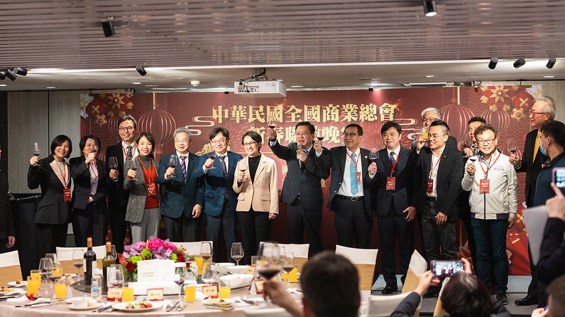 蕭美琴副總統出席中華民國全國商業總會新春晚宴　盼產官學團結因應國際變局、推升臺灣競爭力