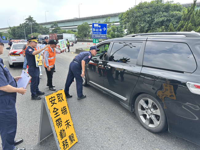 9月3日起國道行車安全全面升級！高公局與公路警察局全國同步啟動「行車請繫安全帶」宣導與執法專案