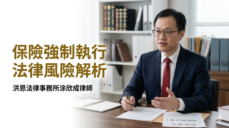 保險被法院強制解約？臺南洪恩法律事務所涂欣成律師教你用四層防護網保住救命錢完整解析