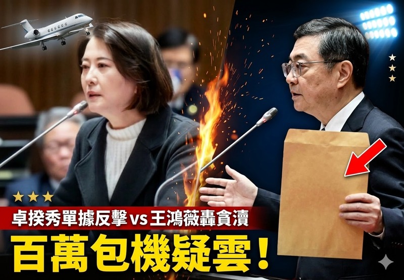 行政院長卓榮泰自費包機赴日看WBC經典賽引爆立院火藥味  牛皮紙袋單據揭百萬包機費用遭質疑貪瀆　藍委王鴻薇與卓揆十分鐘激戰曝光