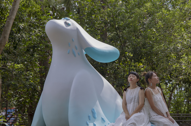 漁光島遇見海洋的光─《光與海的相遇》藝術裝置由海洋委員會與臺南市政府文化局攜手打造,點亮海岸新風景