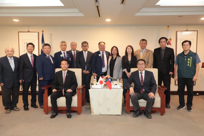 日本安中市岩井均市長蒞臺南拜會 黃偉哲市長盼深化觀光與教育交流