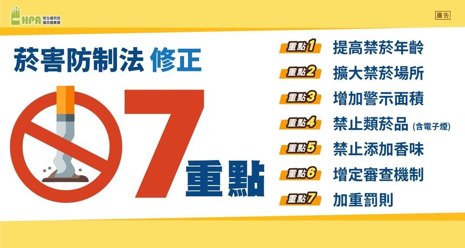 新修訂菸害防制法全面升級！禁菸區擴大，違規吸菸最高處1萬罰金