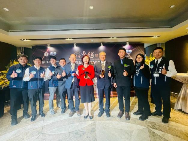 臺南地政局五大工程獲國家卓越建設獎　落實永續宜居城市願景