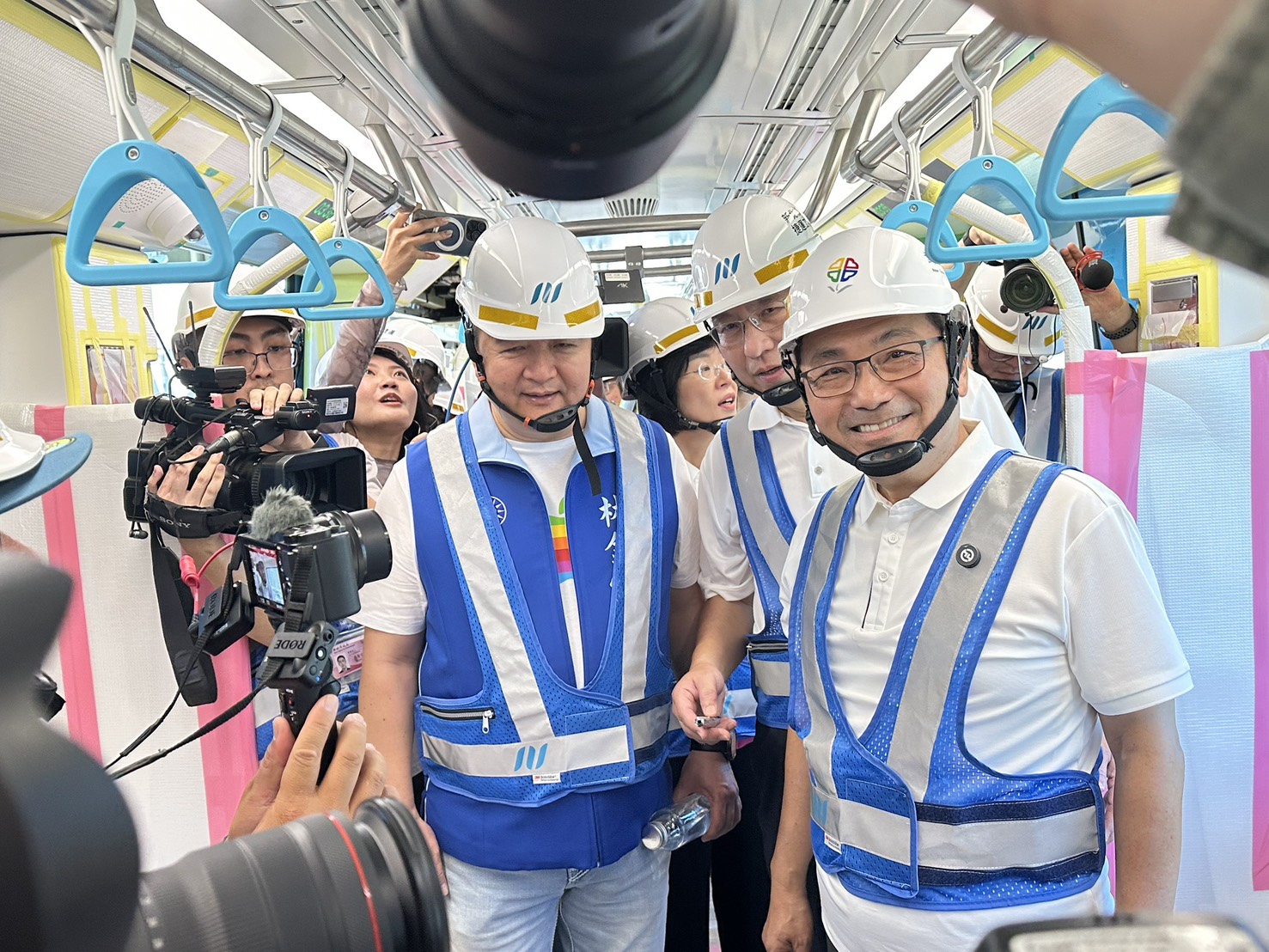 新北市捷運三鶯線進度達93% 29列車全數到位進行自動駕駛測試 新北市長侯友宜要求如期年底完工