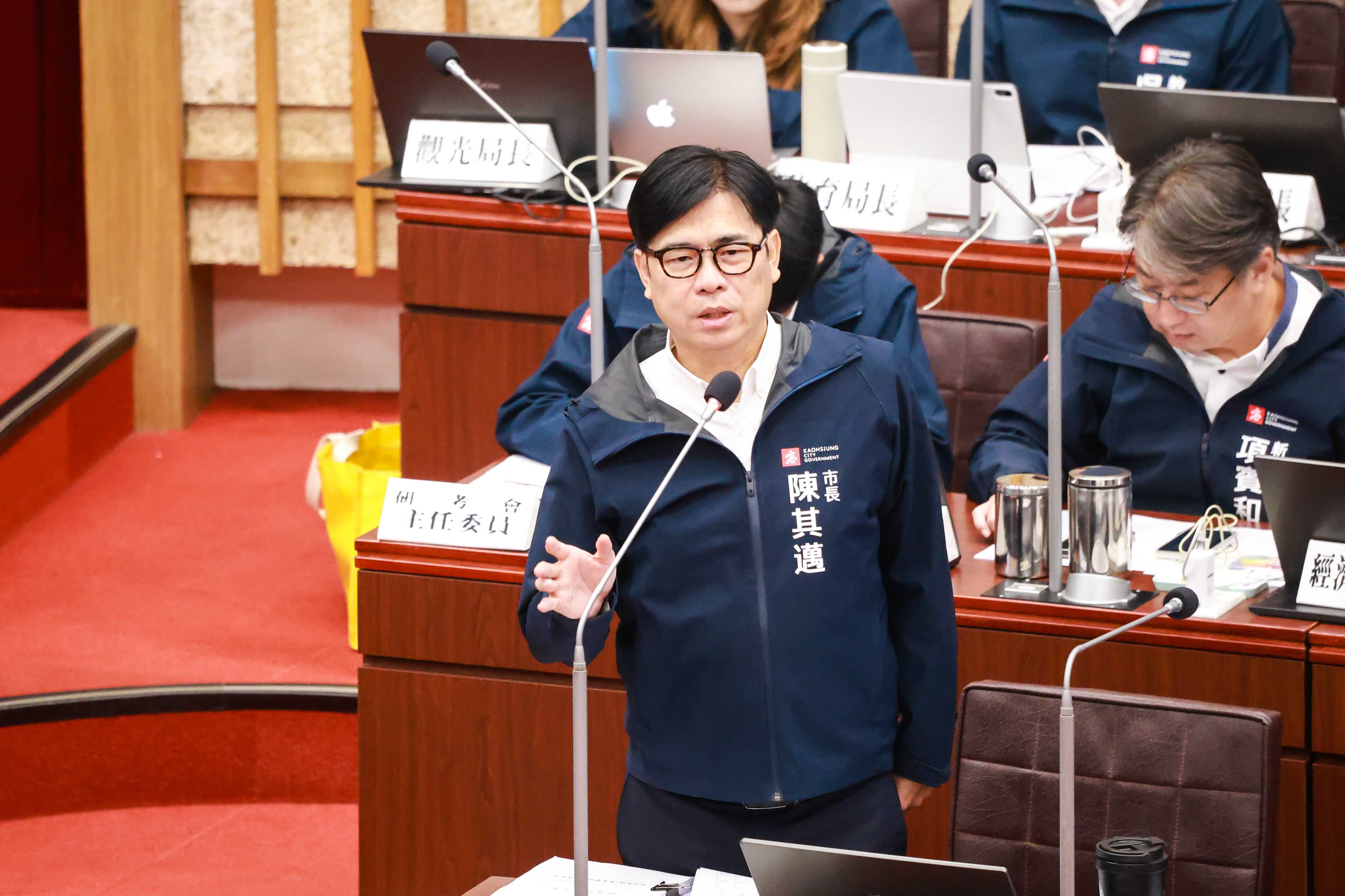 針對高雄火車站招商　高雄市長陳其邁：持續與臺鐵討論策略 推動車站周邊開發成新門戶