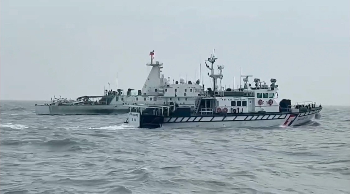 中國海警船挑釁不斷！金門海域2小時對峙全紀錄公開！