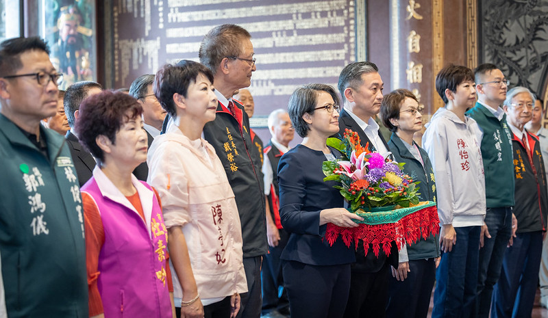 蕭美琴副總統赴臺南廟宇參拜　祈求臺灣風調雨順國泰民安