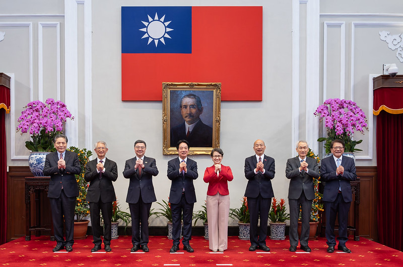 賴清德總統與五院院長新春茶敘　盼化分歧為團結開創國家合作新局