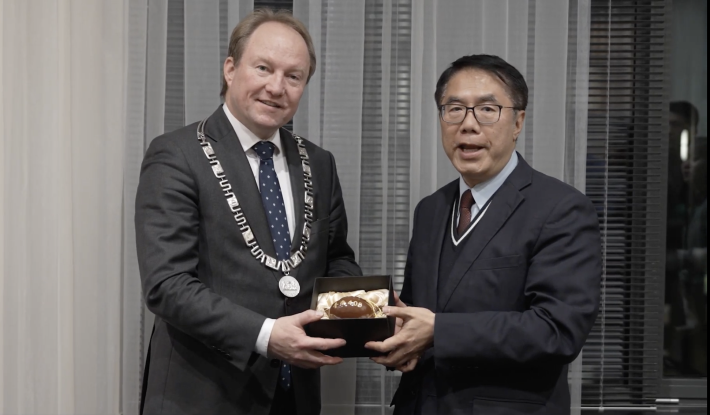 臺南市長黃偉哲率團訪荷蘭友誼市阿梅爾　跨越400年歷史情誼、正式啟動臺荷高科技合作新篇章