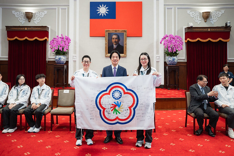 賴清德總統接見東京聽奧英雄　重申政府將加速落實「用運動壯大臺灣」政策與全民運動推動