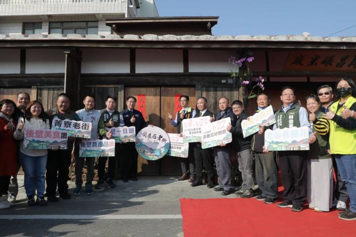 串聯農村文化！臺南後壁百年碾米廠化身創意蘭花展 市長黃偉哲邀民眾走春賞花