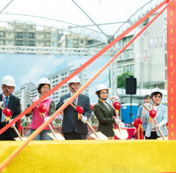 德穗安居社會住宅動土正式啟航 蕭美琴副總統期盼落實「三贏」社宅計畫 為青年與家庭帶來安居新希望