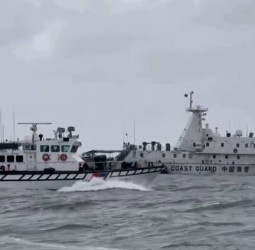 中國海警海象不佳再擾金門海域　海巡署併航強力驅離確保水域安全