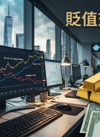 黃金漲、美元跌、美債殖利率升！2026美國貶值交易再起，市場資金為何轉向避險資產？