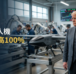 川普無人機關稅政策上路　美國祭最高100%稅率，無人機與國防股全面走強