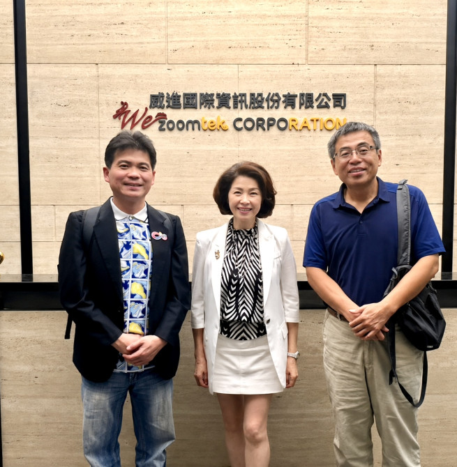 AI產業實務走入企管教學　中正企管拜會威進國際深化校企交流