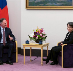 蕭美琴副總統與美國CIPE訪問團交流 分享強化社會韌性與臺灣經濟永續策略