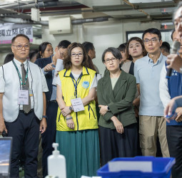 蕭美琴副總統視導南投城鎮韌性演練　實地了解韌性醫療與重要民生物資整備機制