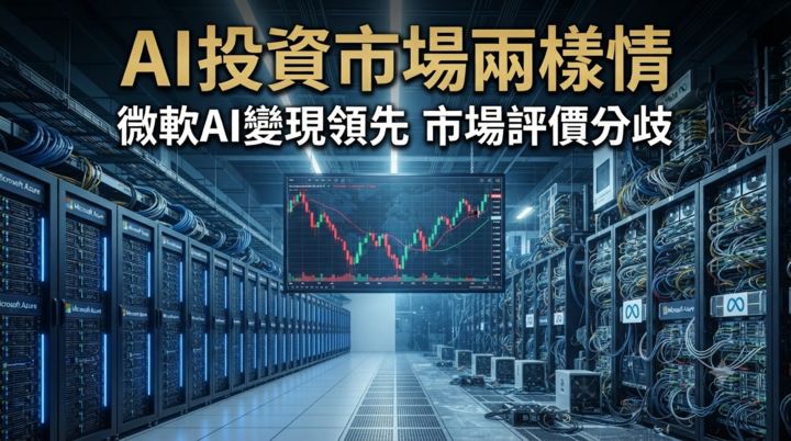 微軟、Meta AI投資為何市場反應兩極？Azure與Copilot帶動股價大漲　Meta自由現金流壓力浮現